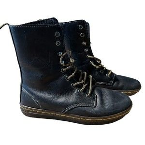 Dr. Martens Tehani AW004 SK 05 Black Air Wair Bouncing Sole Boots Women's Size 6